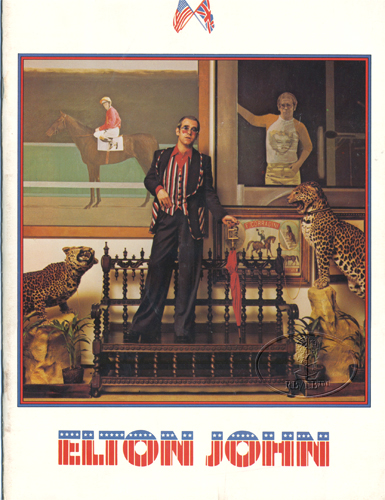 ELTON JOHN 1974 CARIBOU Tour Concert Program Programme Book