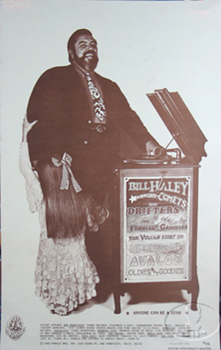 BILL HALEY & COMETS 1968 AVALON POSTER DRIFTERS FD-133