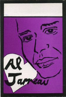 AL JARREAU 1988 BACKSTAGE PASS All Access purple