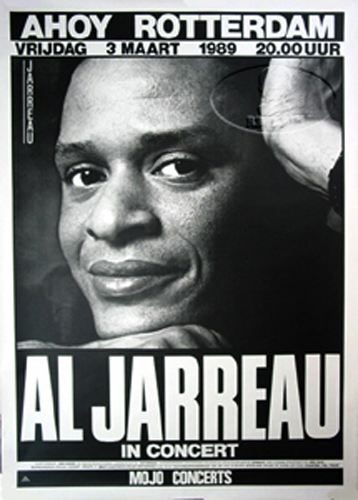 AL JARREAU 1989 TOUR CONCERT POSTER
