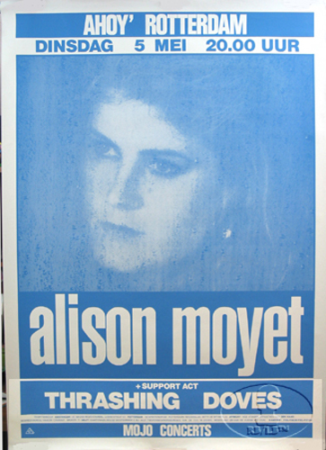 ALISON MOYET 1987 EUROPE TOUR CONCERT POSTER