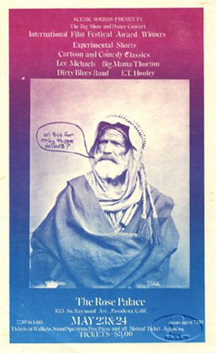 BIG MAMA THORNTON 1970 ROSE PALACE HANDBILL