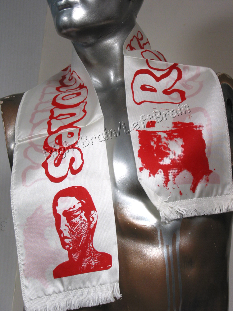 ORIGINAL ROLLING STONES 1982 EUROPE TOUR SOUVENIR SCARF MUFFLER